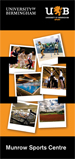 Munrow Sports Centre leaflet