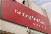 Raising the bar sign