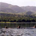Swimming in lake Coniston