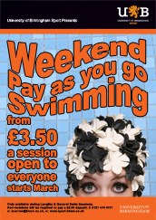 Pay as you go swimming at the weekend