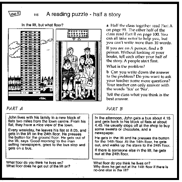 An example of a jigsaw task